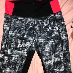 adidas black and pink climate leggings